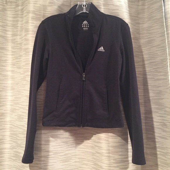 adidas Jackets & Blazers - Adidas Athletic Black Zip Up